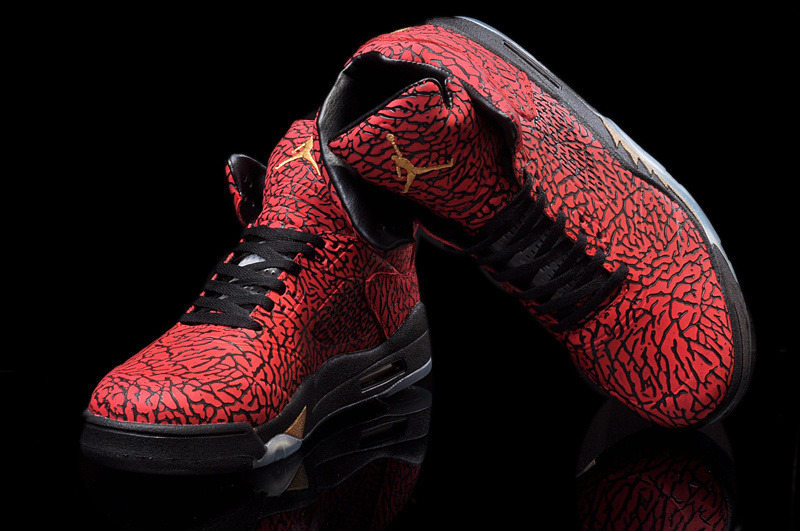 Air Jordan 5 Mens Shoes Red Online